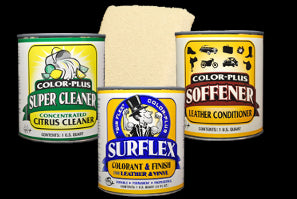 SUPER Cleaner, SOFFENER, and SURFLEX Custom Recolor Kit